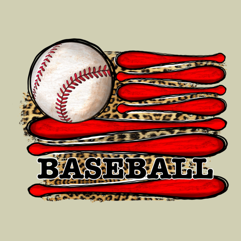 Leopard Baseball Flag Heavy Core Tee by JahusDesignShop | Teevron