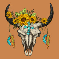 Bull Skull Western Heavyweight Hoodie | Teevron