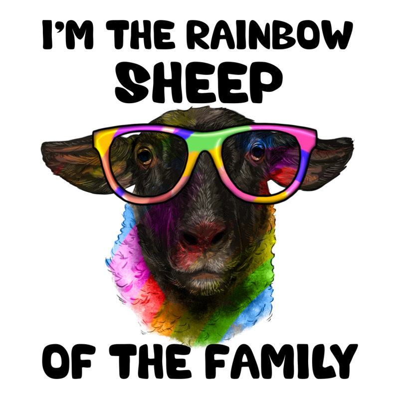 I'm The Rainbow Sheep Of The Family Suffolk Sheep Zipper Hoodie by Artiststas | Teevron