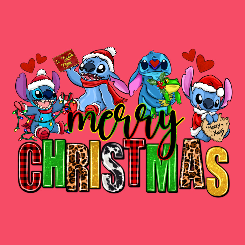 Merry Christmas Stitch Premium Sweatshirt by AdoDesignShop | Teevron
