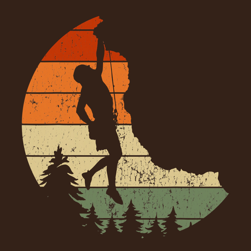 Retro Rock Climbing Vintage Climber Heavy Core Tee by longCreatives | Teevron