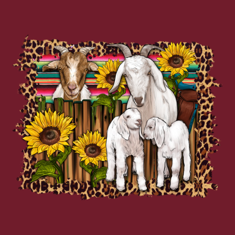 Gats Baby Gots Sunflowers Wooden Serape Leopard Zipper Hoodie by Artiststas | Teevron