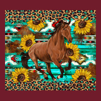 Western Horse Sunflowers Zipper Hoodie | Teevron