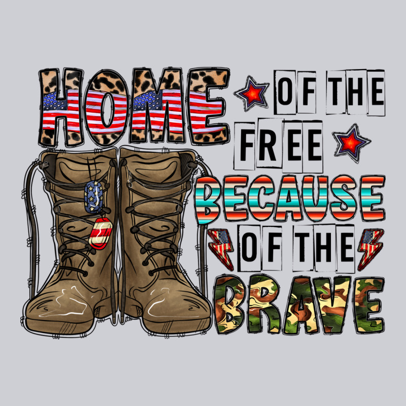 Home Of The Free Beacause Of The Brave Heavyweight Sweatshirt by CowhideDigitalArt | Teevron