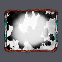 Cowhide Background With Bleach Serape Frame Vintage Hoodie | Teevron