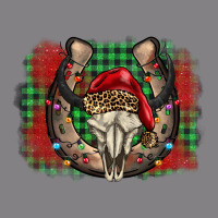 Christmas Horseshoe Bull Skull Heavyweight Hoodie | Teevron