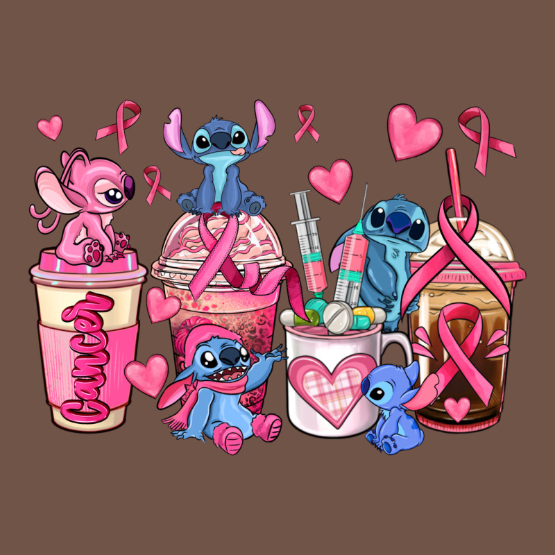Breast Cancer Stitch Coffee Cups Premium Sweatshirt by AdoDesignShop | Teevron
