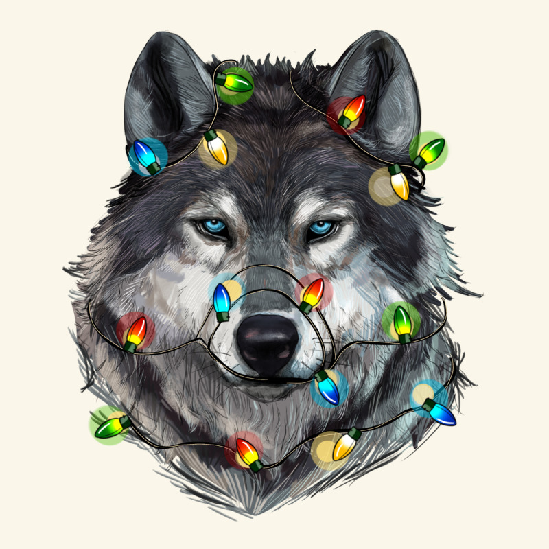 Christmas With Wolf Premium Hoodie by RanaPortraitStore | Teevron