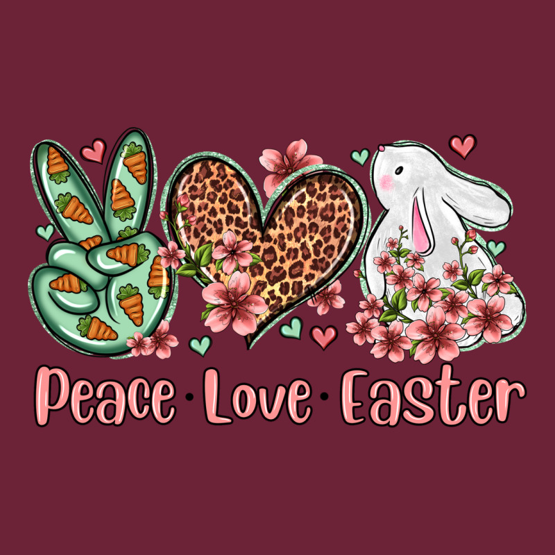 Easter Day Peace Love Easter Long Sleeve Tee by OliviaCreatesArt | Teevron