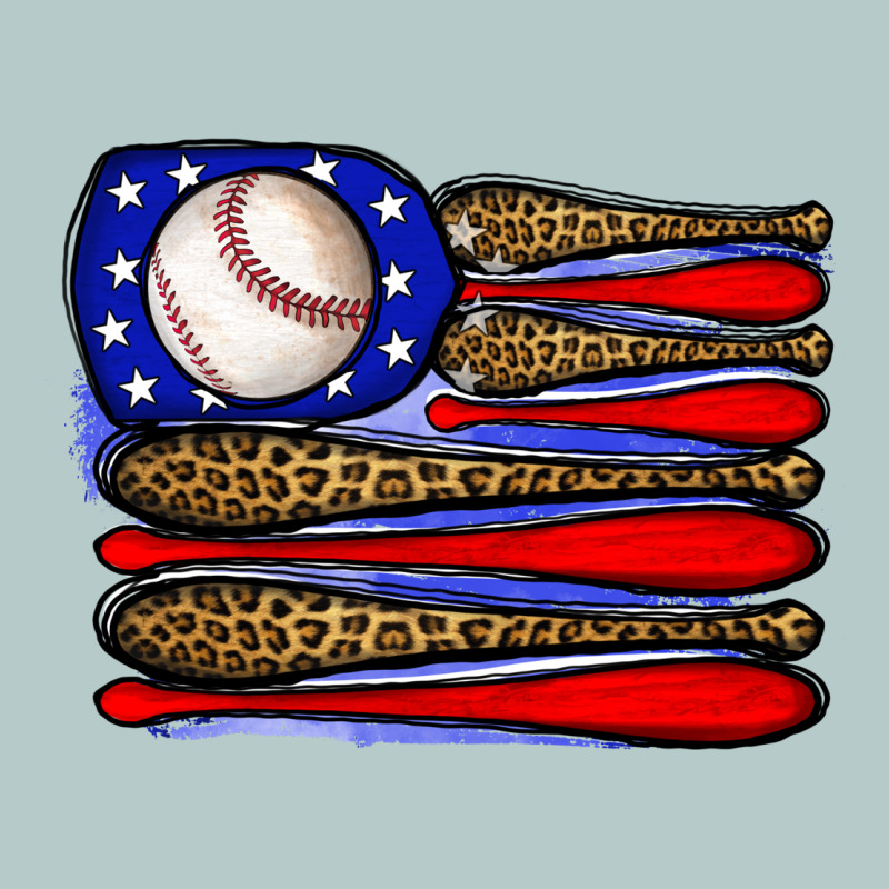 Leopard Baseball Flag3 Heavy Core Tee by JahusDesignShop | Teevron