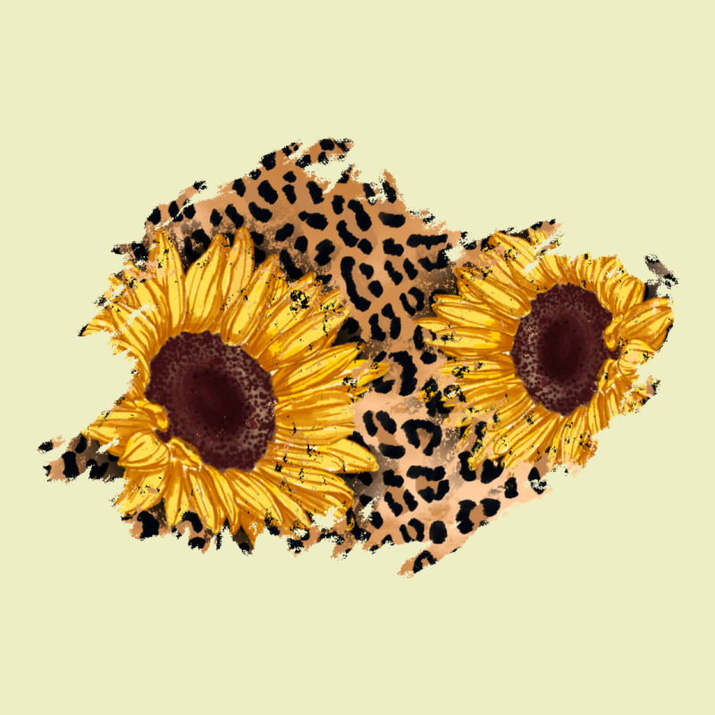 Sunflower Leopard Patch Urban Hoodie by AdoDesignShop | Teevron