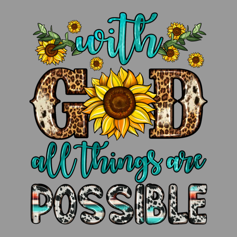 With God All Things Are Possible Vintage Hoodie by OliviaCreatesArt | Teevron