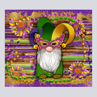 Mardi Gras Gnomes Mask Serape Sunflowers Zipper Hoodie | Teevron