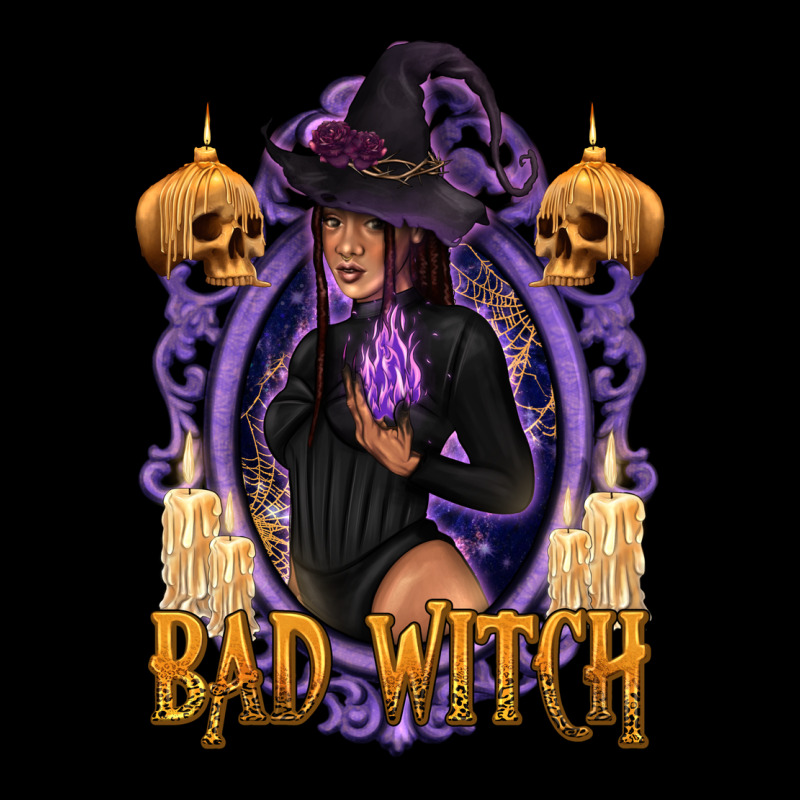 Bad Witch Black Woman Premium Tee by texasbilliewilder | Teevron