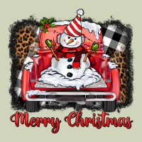Merry Christmas Truck Snowman Heavyweight Hoodie | Teevron