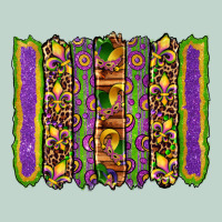Mardi Gras Fleur De Lis Mask Leopard Glitter  Brushstrokes Zipper Hoodie | Teevron