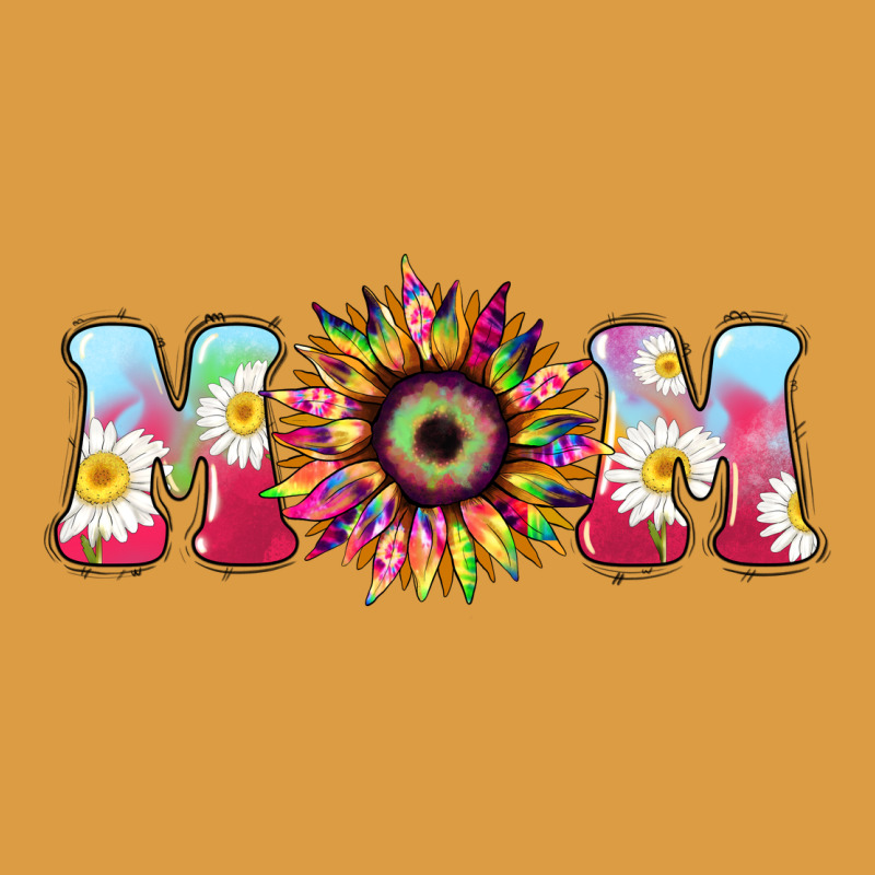 Tie Dye Sunflower Mom Mother's Day Urban Heavy Tee by HowdyJamesFarm | Teevron