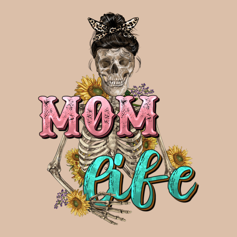 Mom Life With Skull Mother's Day Urban Heavy Tee by CowGirlArtShop | Teevron