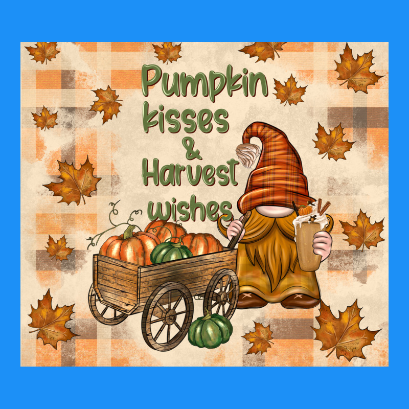 Pumpkin Kisses And Harvest Wishes Classic Tee by TumblerDesignByShophia | Teevron