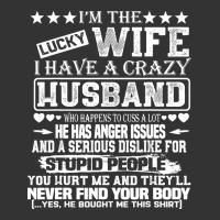 i am a lucky wife i have a crazy husband valentine gift | Teevron