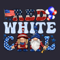 Red White Cool With Gnomies 4th Of July Vintage Tee | Teevron