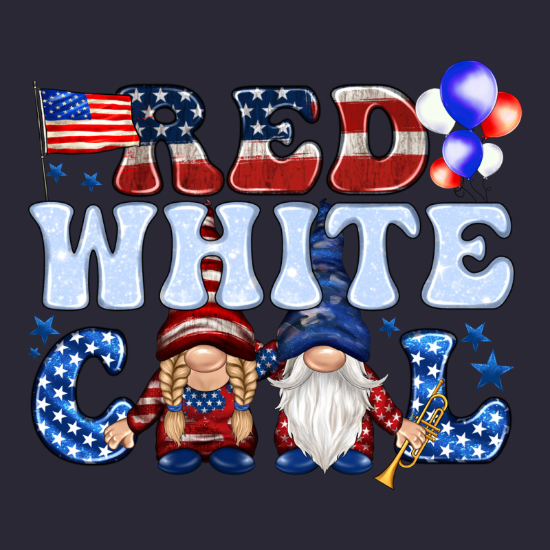 Red White Cool With Gnomies 4th Of July Vintage Tee by HowdyJamesFarm | Teevron