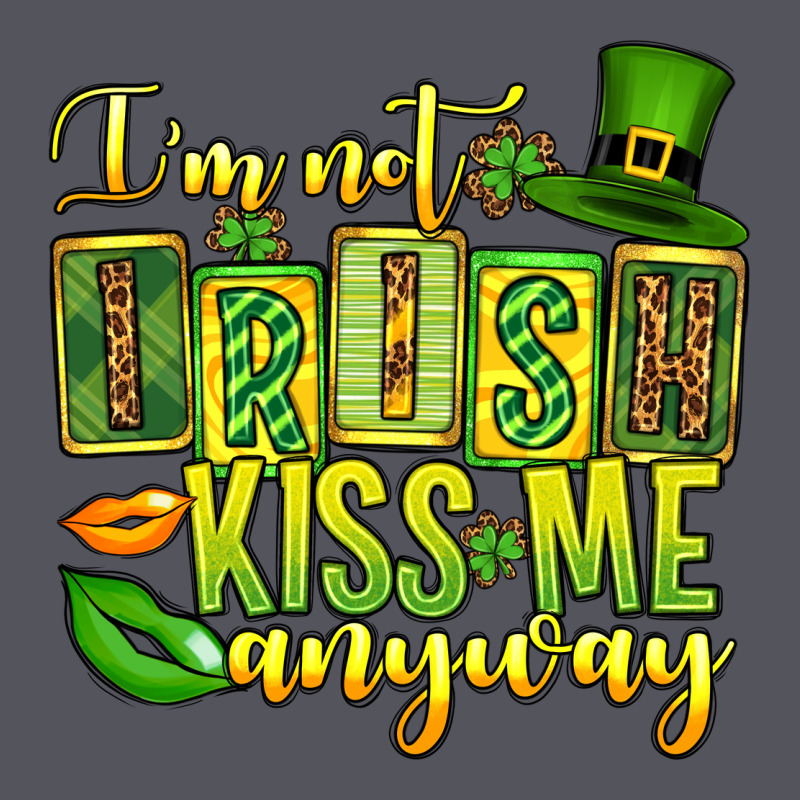 St. Patrick's I Am Not Irish Kiss Me Anyway Vintage Hoodie by OliviaCreatesArt | Teevron