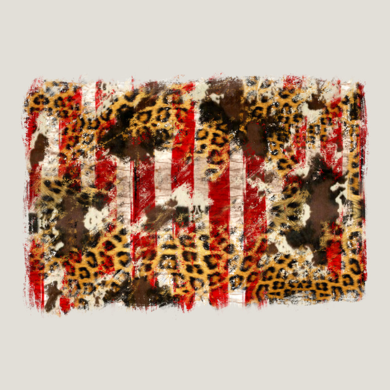 America, Cowhide, Leopard Backgraund Heavy Core Tee by JahusDesignShop | Teevron