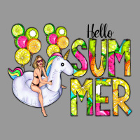 Hello Summer Unicorn Vintage Hoodie | Teevron