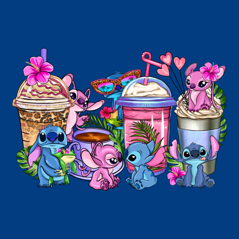 Stitch With Lilo Coffee Cups Premium Sweatshirt by AdoDesignShop | Teevron