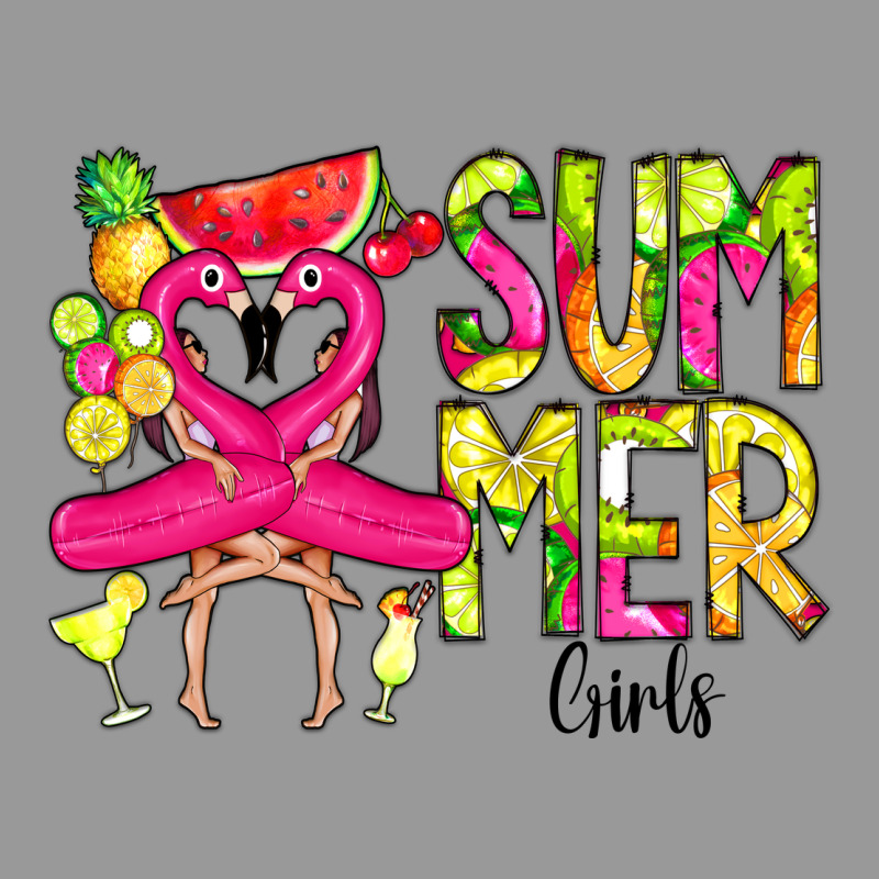 Summer Girls Flamingo Vintage Hoodie by CowCowDesign | Teevron