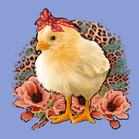 Chick With Flowers Feopard Long Sleeve Tee | Teevron