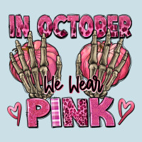 In October We Wear Pink Skeleton Ladies Tee | Teevron
