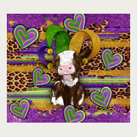 Mardi Gras Cow Zipper Hoodie | Teevron