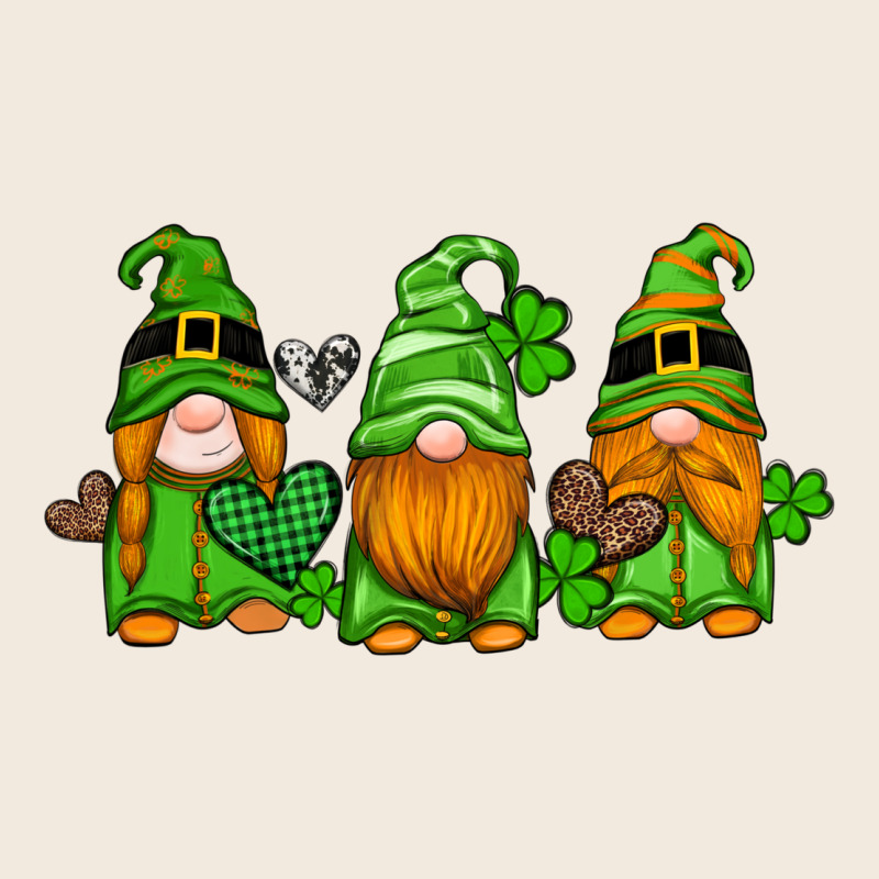 St Patricks Day Gnomes With Western Hearts And Shamrocks Zipper Hoodie by Artiststas | Teevron