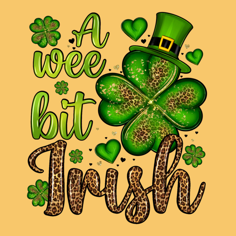 St. Patrick's A Wee Bit Irish Vintage Hoodie by OliviaCreatesArt | Teevron
