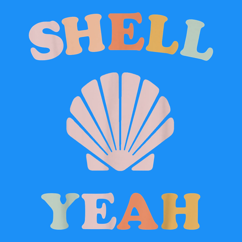 Vintage Retro Shell Yeah Beach Tropical Vacation Gifts T Shirt Classic Tee by longCreatives | Teevron