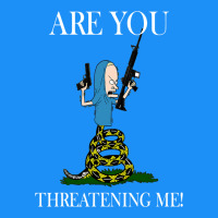 Are You Threatening Me Funny Cartoon Halloween Classic Tee | Teevron