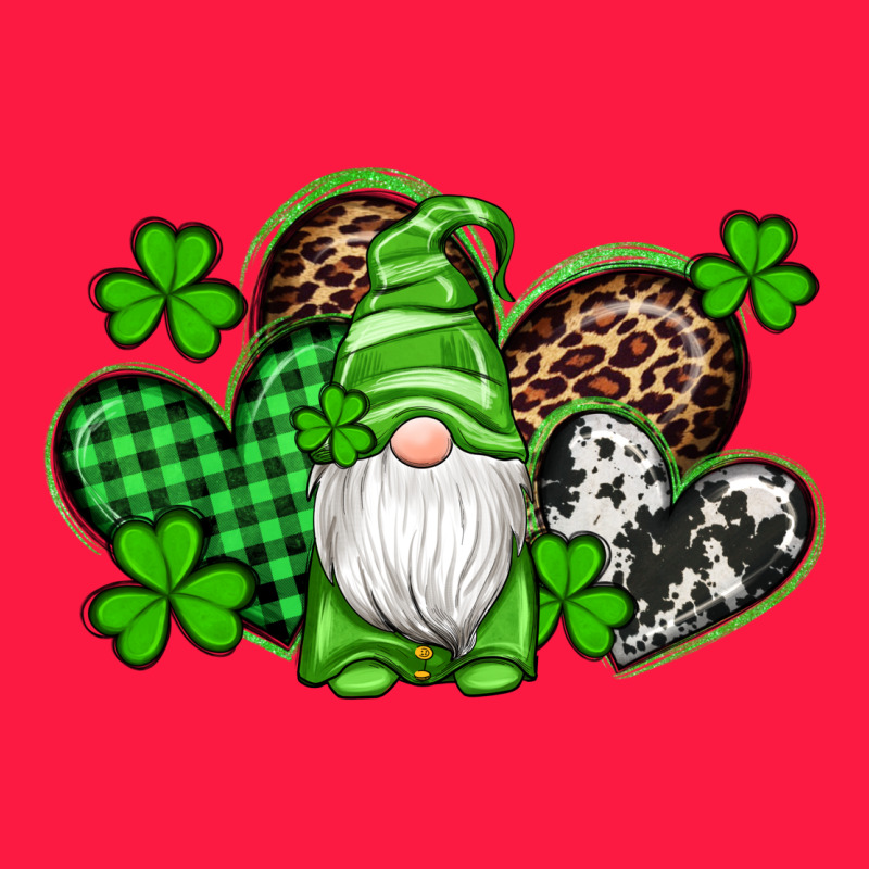 St Patricks Day Gnome With Western Hearts Zipper Hoodie by Artiststas | Teevron