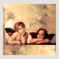 Angels Gift Raphael Cupid Cherubs Art Valentine Angel Classic Tee | Teevron