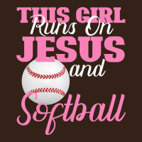This Girl Jesus And Softball Heavy Core Tee | Teevron