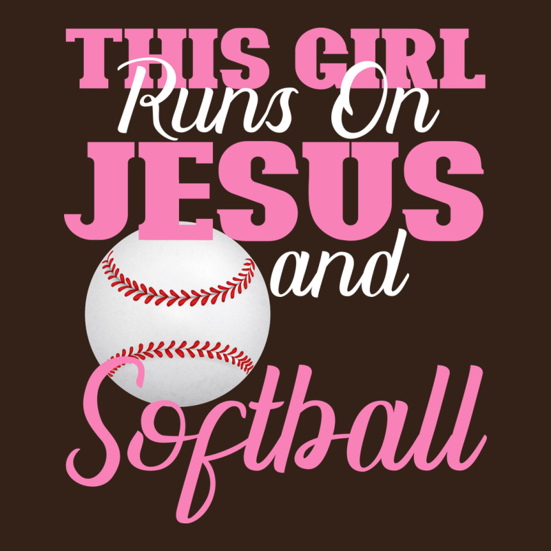This Girl Jesus And Softball Heavy Core Tee by Bettercallsaul | Teevron