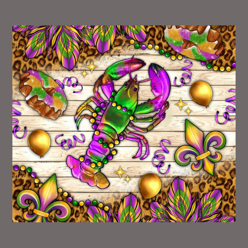 Mardi Gras With Crab Tumbler Urban Heavy Tee by HowdyJamesFarm | Teevron
