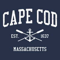 Cape Cod Ma Vintage Crossed Oars & Boat Anchor Sports Sweat Premium Hoodie | Teevron