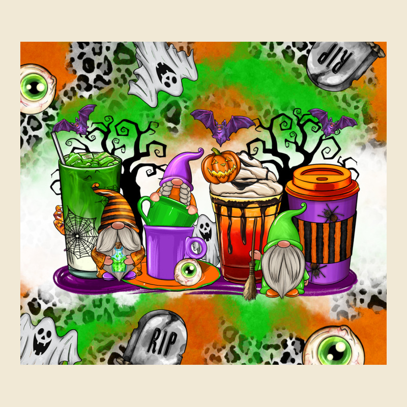 Halloween Coffee Cups Premium Tee by texasbilliewilder | Teevron