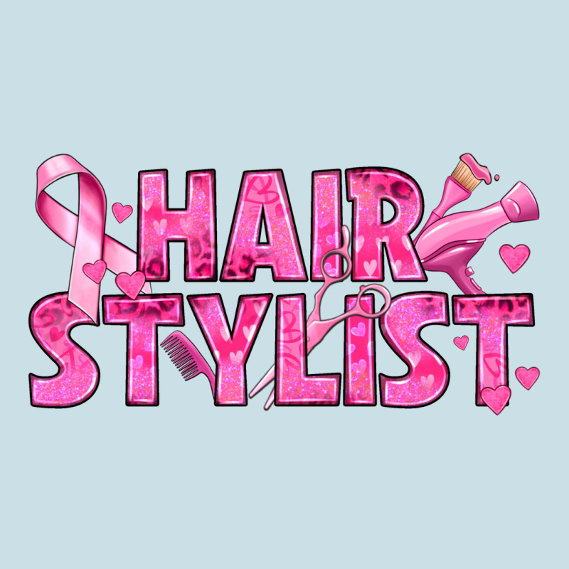 Breast Cancer Hair Stylist Ladies Tee by texasbilliewilder | Teevron