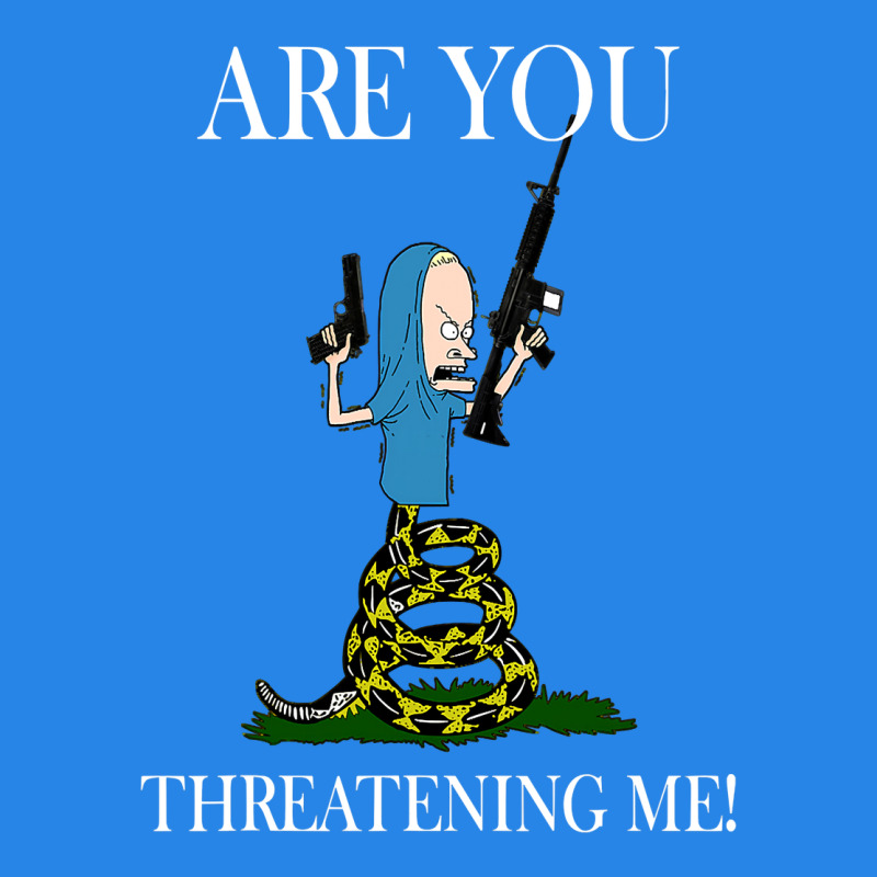 Are You Threatening Me Funny Cartoon Halloween Premium Hoodie by longCreatives | Teevron