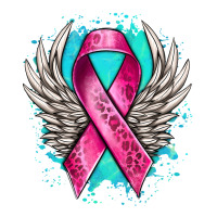 cancer ribbon with angel wings | Teevron