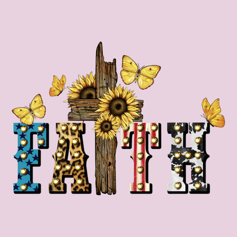 Faith Usa Sunflower 4th Of July Classic Tee by HowdyJamesFarm | Teevron