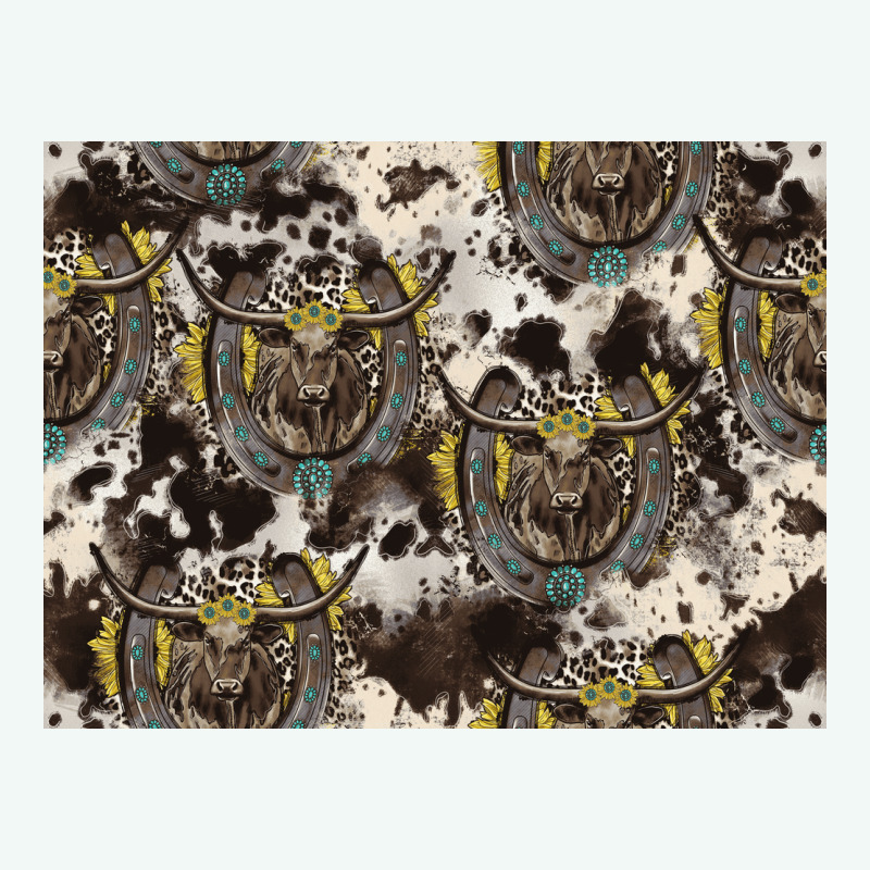 Longhorn Pattern Premium Hoodie by CowhideDigitalArt | Teevron